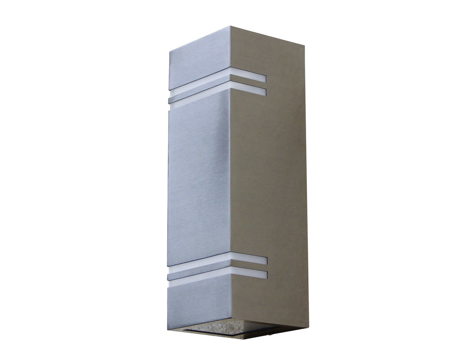 Muro esterno in acciaio inox lampada LED ip44 UP /& Downlight H 25cm illuminazione esterna casa
