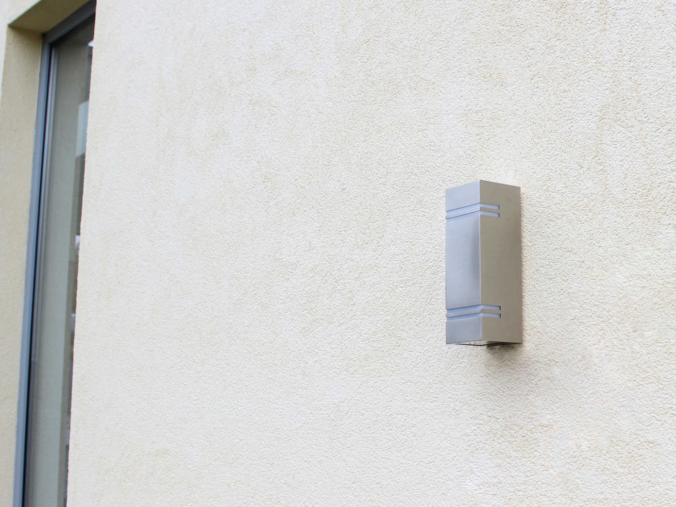 Muro esterno in acciaio inox lampada LED ip44 UP /& Downlight H 25cm illuminazione esterna casa