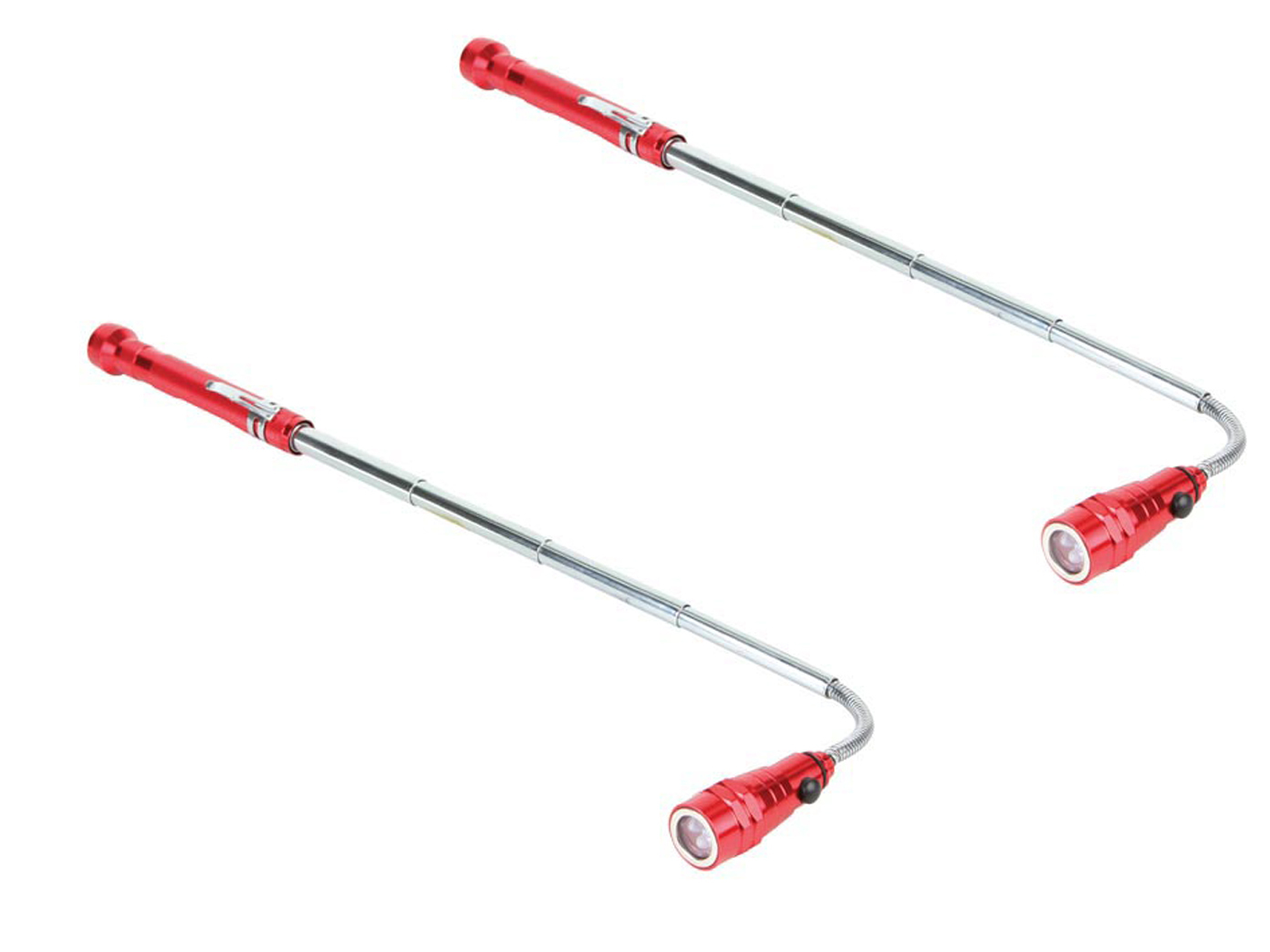 Lampes De Poche Magnétique 2stk Télescope DEL lampes de poche Flex avec magnétique