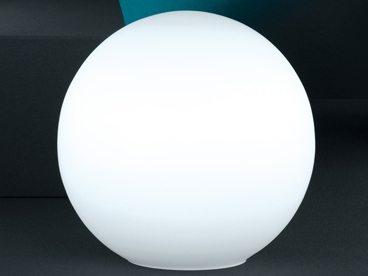 Tischleuchte opalglas weiß matt Ø 25 cm Honsel Tischlampe KUGEL OPAL
