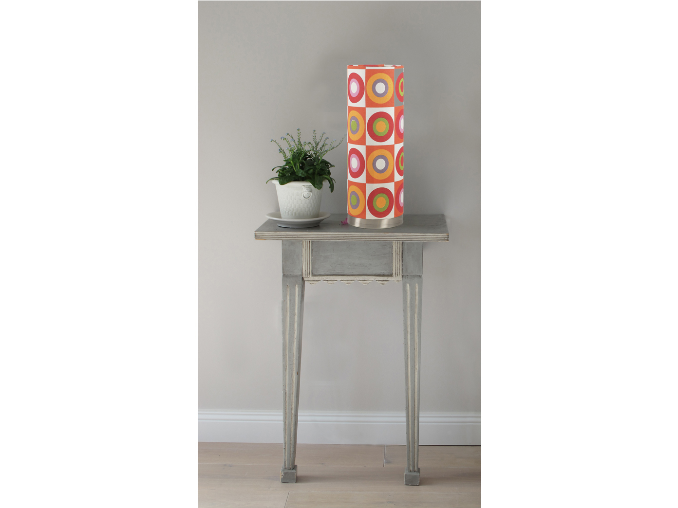 Ø 15 cm Retro-Look Design LED Tischlampen CLAIRE 2er-Set Höhe 42 cm Vintage