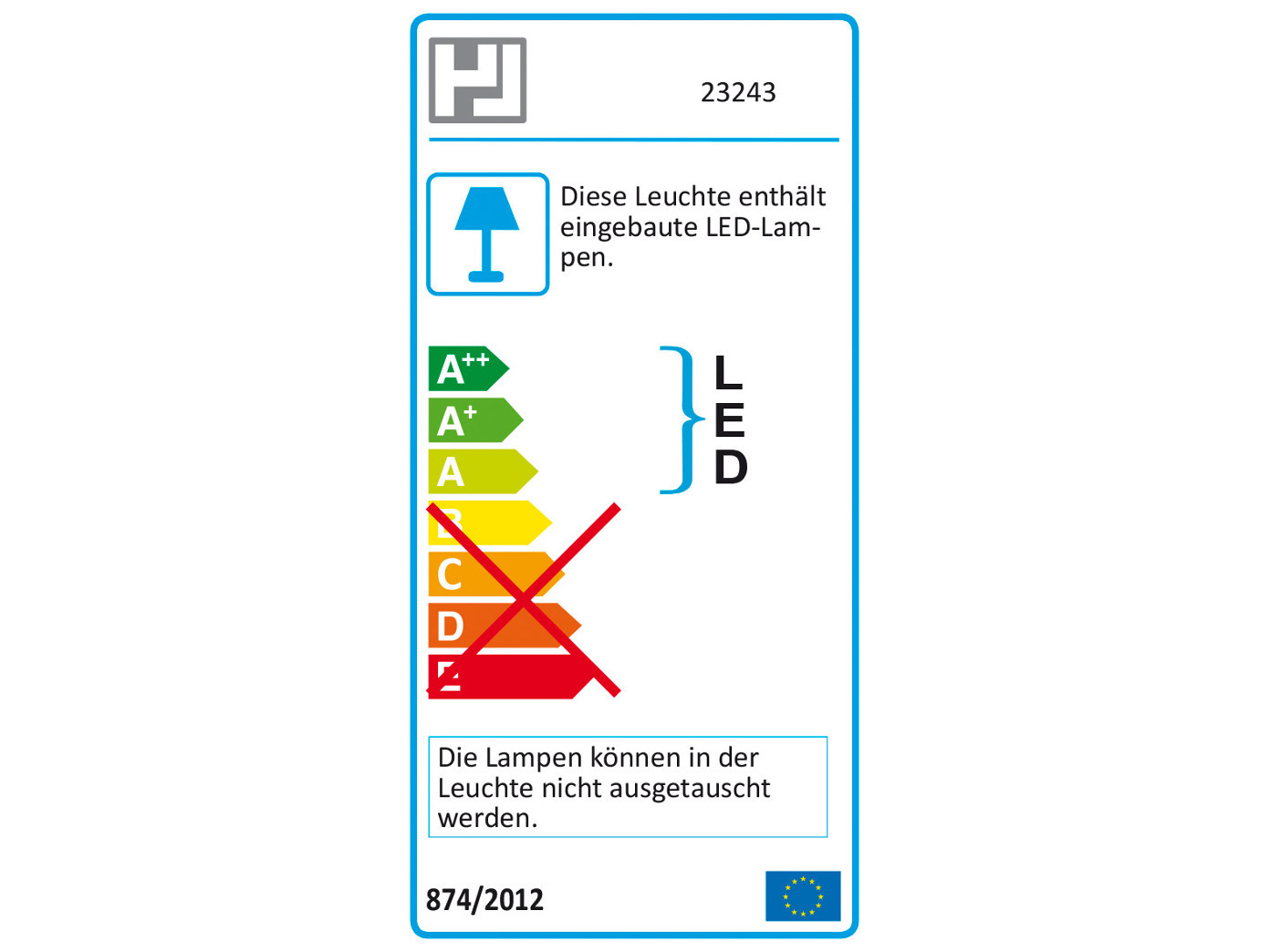Honsel LED Deckenleuchte HEAVEN rund 29cm Sterndekor Deckenlampe Schlafzimmer