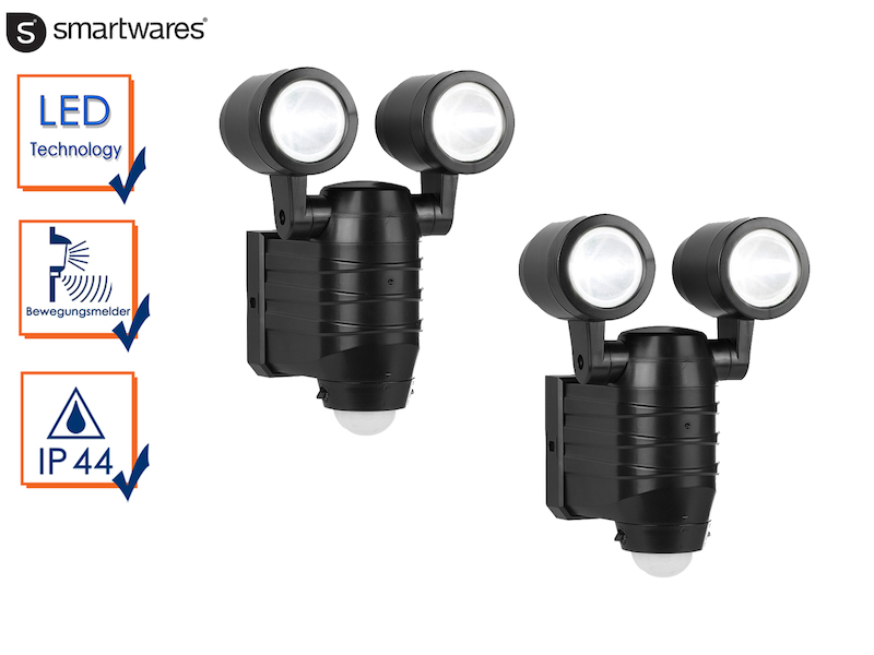 2x Batteriebetriebene Led Wandleuchte Aussen Bewegungsmelder