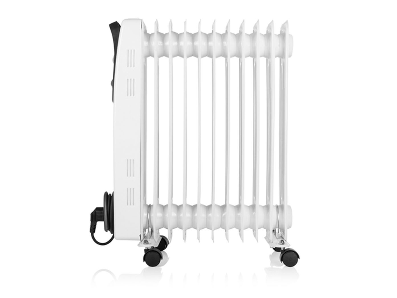 Elektrische Heizung mit Thermostat, Ölradiator 2000W, Zusatzheizung mit