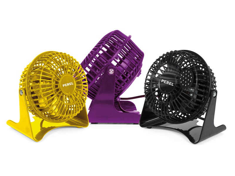 Kleine mobile Tischlüfter - leise Ventilator Zimmerlüfter - ideal fürs