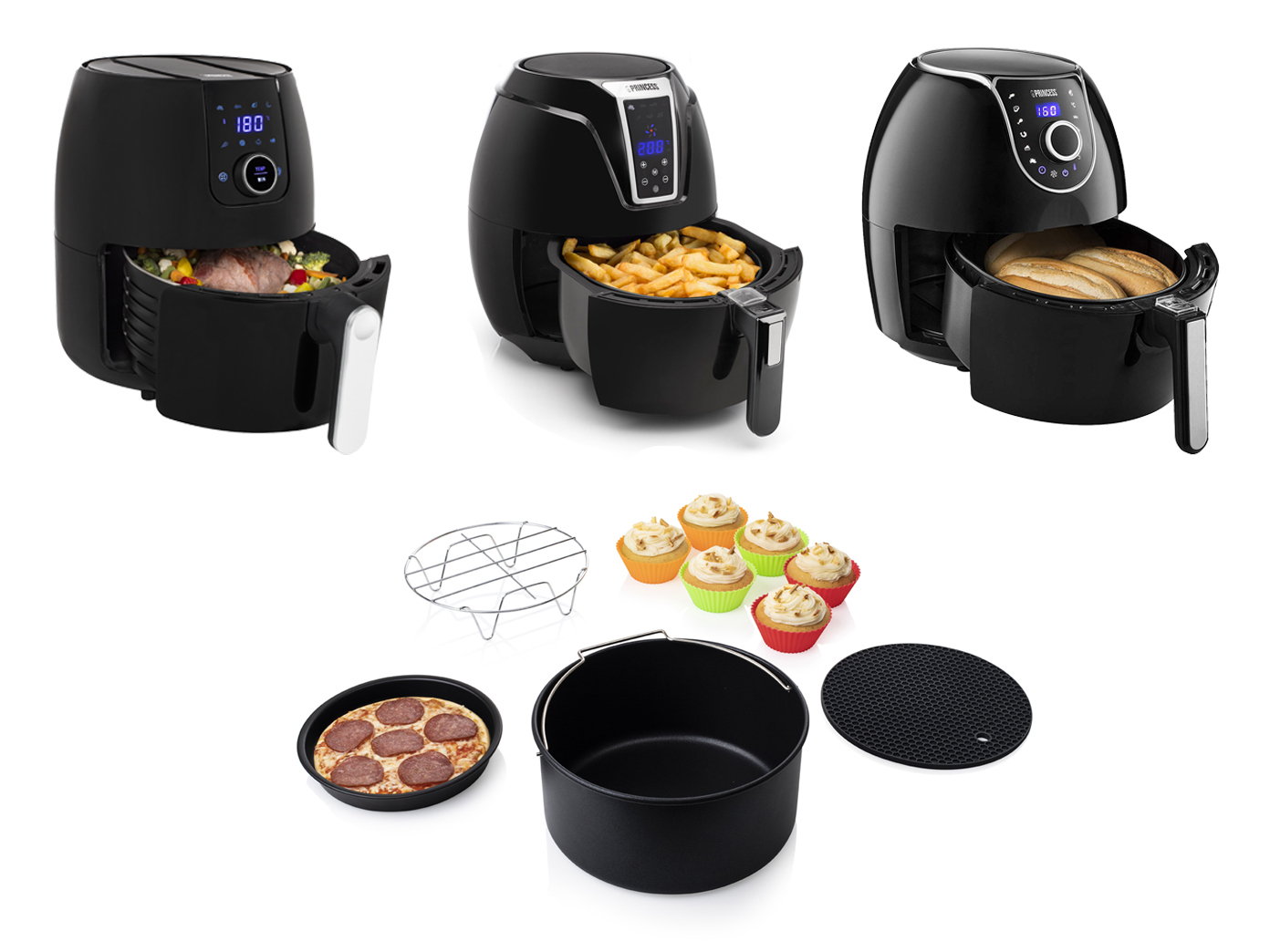 Steam Fryer Dry Fryer Large Low Fat, FatFree Frying Grilling eBay