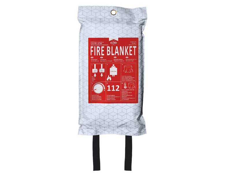 Design Feuerdecke aus Glasfaser 120x120 cm weiß grau - Brandschutz Haus