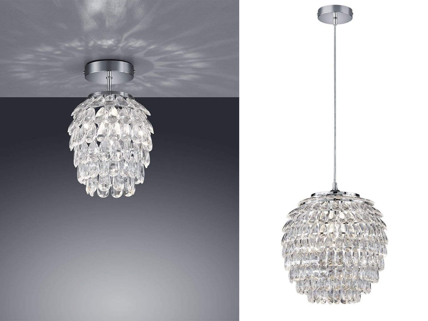 Details zu Coole Kugelpendel lange Pendelleuchte Treppenhaus Wohnzimmer Lampen für den Flur