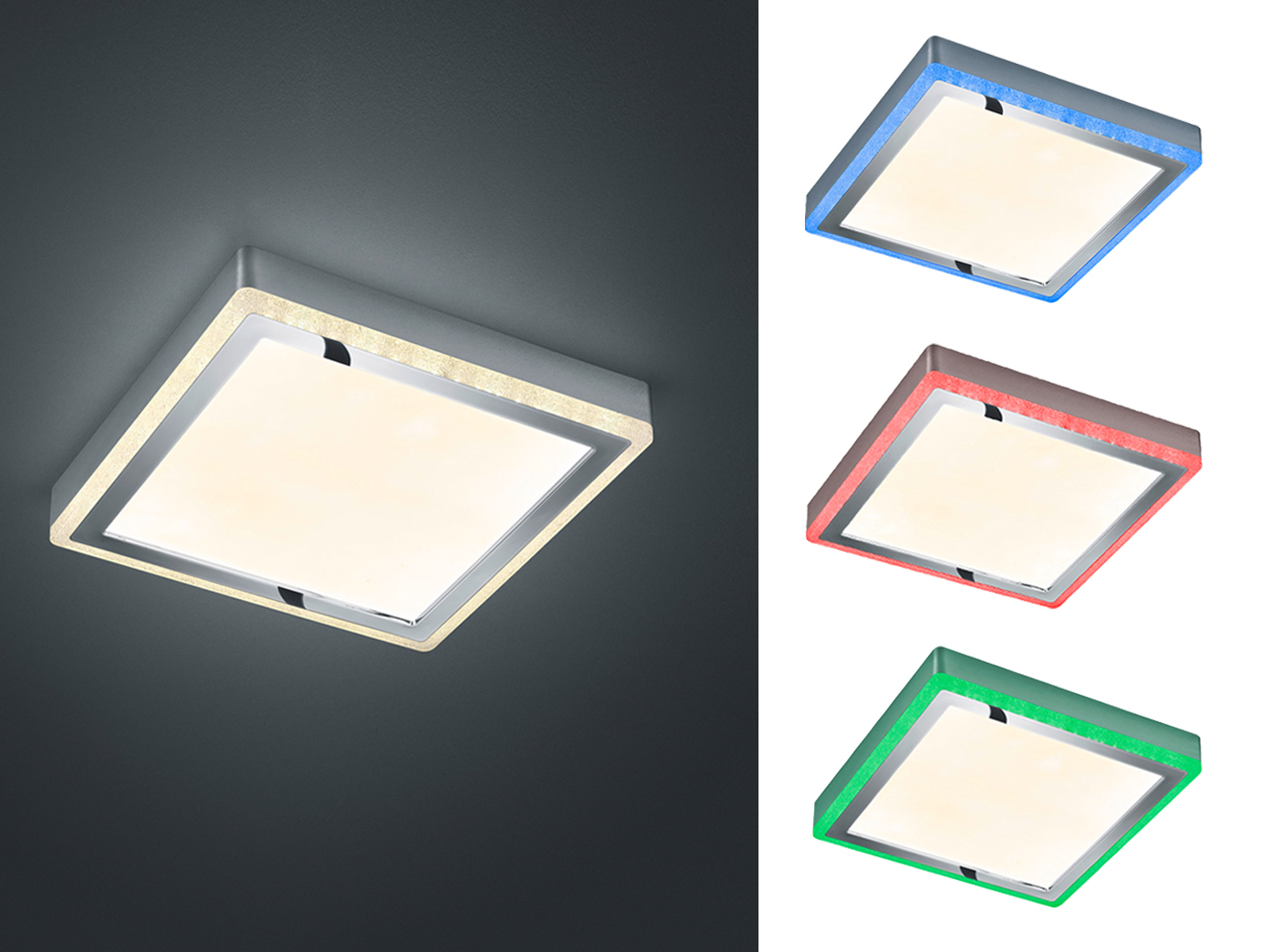 RGB LED Wandleuchten Deckenstrahler Farbwechsler Flurlampen FERNBEDIENUNG EEK A 