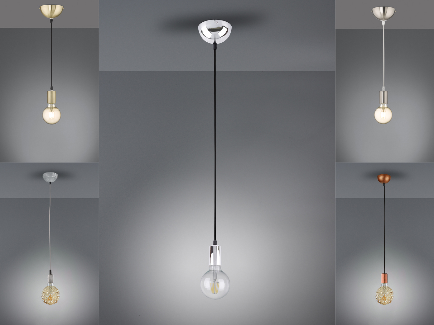 LED Kordellampen mit Glühbirne an der Schnur für Esszimmer