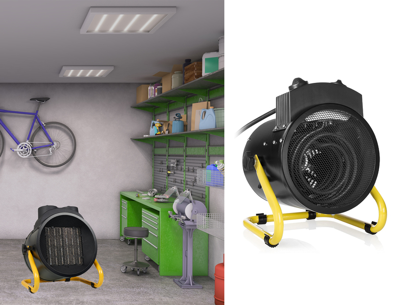 Heizlüfter für große Räume Heizen mit Strom, Heizung für Garage, Beistellheizung eBay