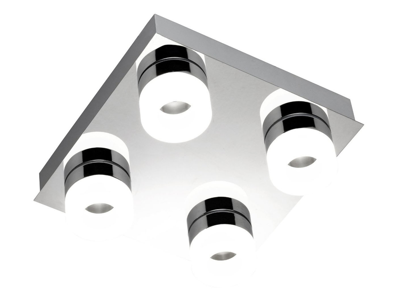 Plafoniere A Led Per Bagno : Plafoniera led per bagno cromo ip cm wofi luci