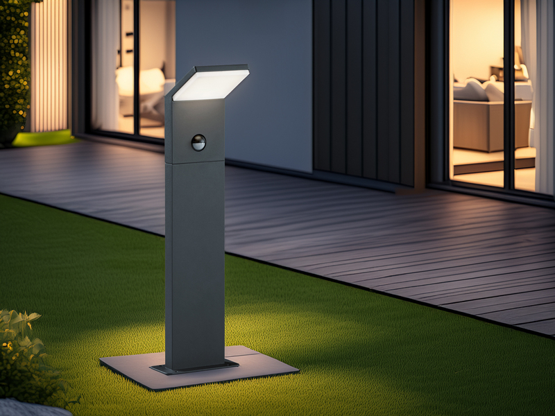 LED Pollerleuchte inkl. Bewegungsmelder 50cm hohe ...