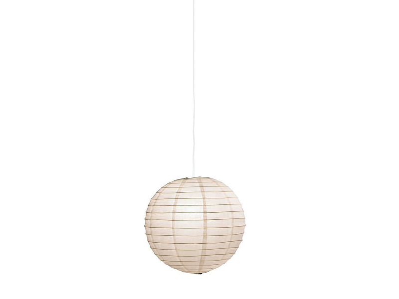 LED Hängelampe aus Papier Japan-Kugel weiß Ø 50cm Lampion Leuchtmittel dimmbar