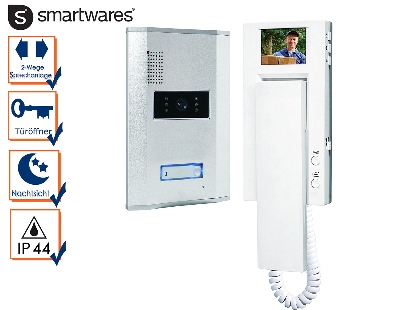 Sprechanlage Kamera, Haustür Sprechanlage mit Kamera, Tür