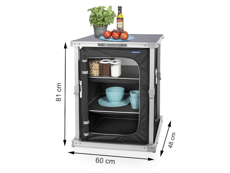 Neu Ebay Outdoor Schrank Camping Schrank mit Alu Rahmen 3 Fächer Abdeckplatte