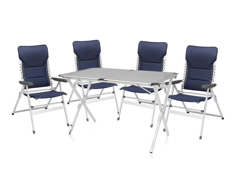 5tlg. Sitzgruppe Essgruppe für Garten & Camping Tisch 115x70x75cm | eBay